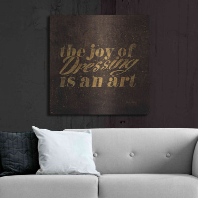 «Shoe Fetish Quotes V» par Emily Adams, art mural en métal