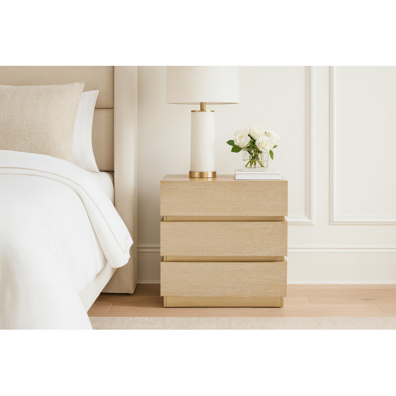 Table de chevet Zaylan, Naturel