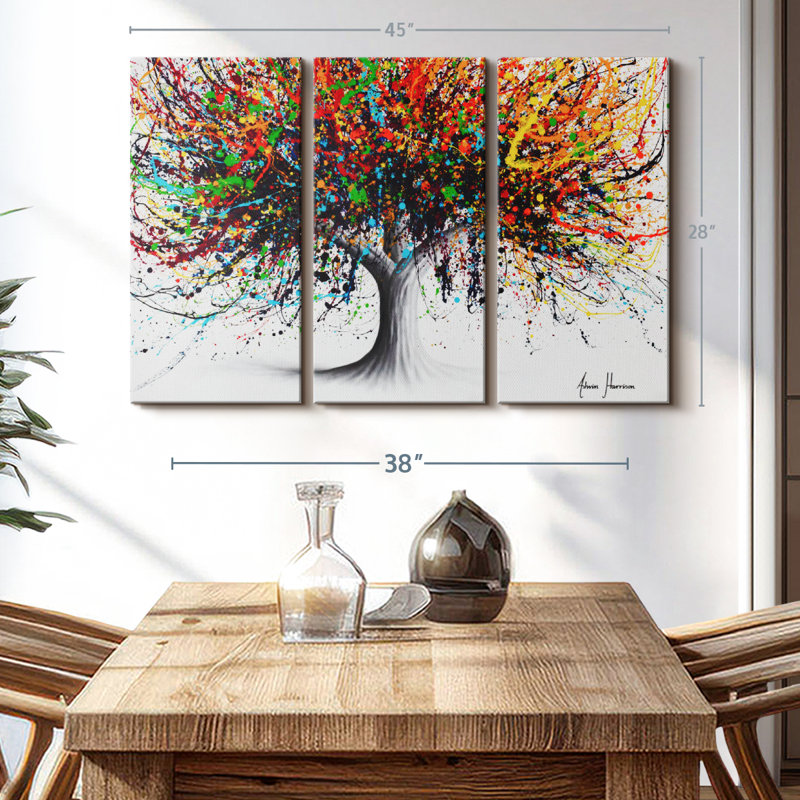 «Festival Flavour Tree» sur toile, H 28 po x l 45 po x P 1,25 po