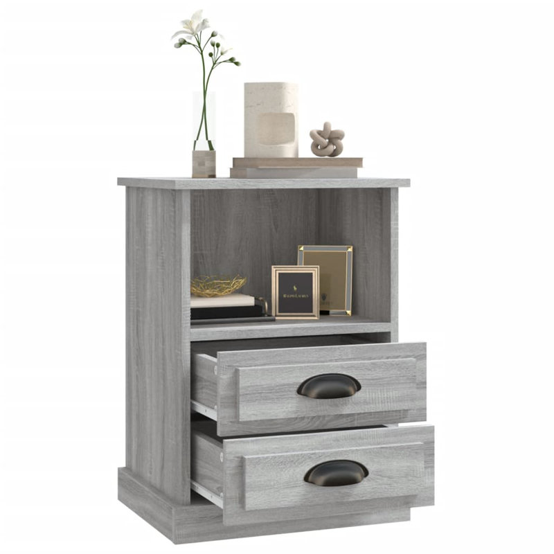 Prochniak Raposo Bedside, Grey Sonoma