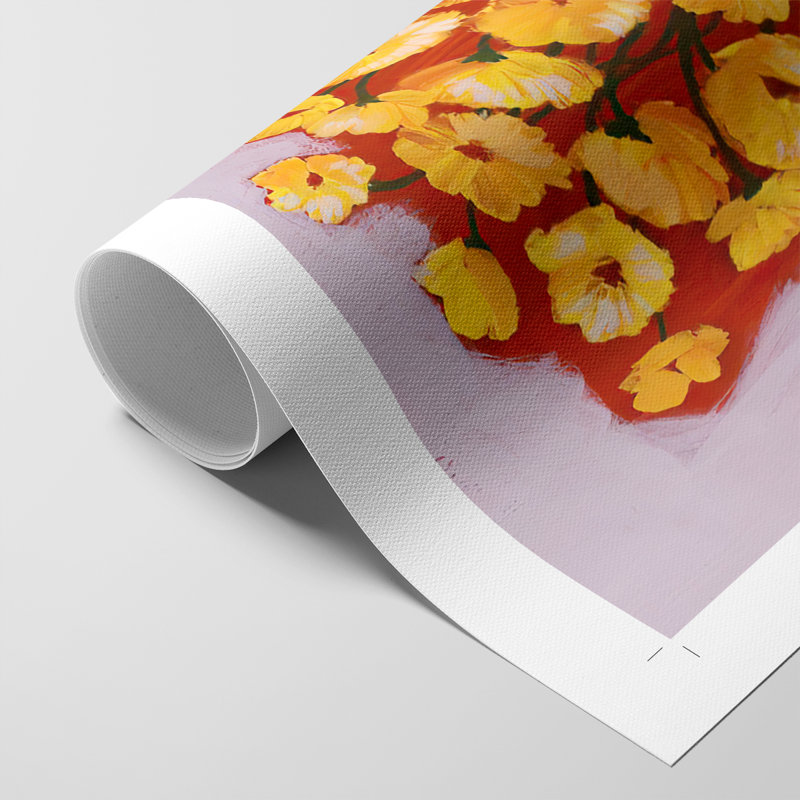 Daisy Bouquet I - Impression sur toile seulement - NON-CADRE, H 18 po x l 12 po