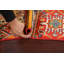 One-of-a-Kind 2'7" X 4'3" New Age Wool Area Rug in