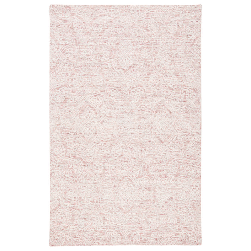 Irondale Hand Tufted Indian Wool And Cotton With Latex Solid Color Rug, Rectangle 8' x 10'