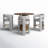 Darlington 5 - Person Pedestal Dining Set-1853889592