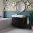 Bathroom Vanity with Engineered Quartz Sink-1628615182