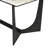 Basilios 7 Piece Modern Trestle Dining Set with Gray Fabric Chairs