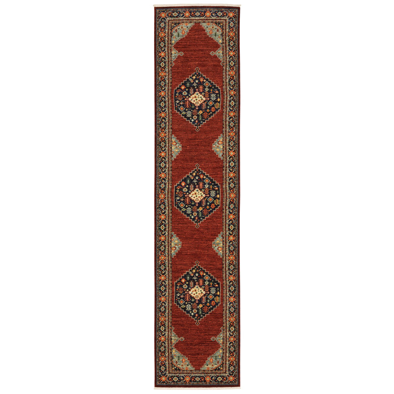 Oaklynn Oriental Indoor Rug, Runner 2'6" x 12'
