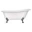 Roxburgh 67.13" x 31.88" Freestanding Soaking Bathtub-50687173