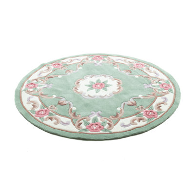 Ming Hand Tufted Green Rug