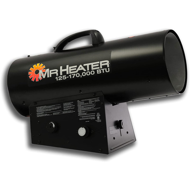 Mr. Heater 170000 BTU Propane Compact Space Heater with Adjustable Thermostat