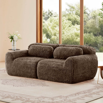 2-Seater Modular Sectional Sofa Couches