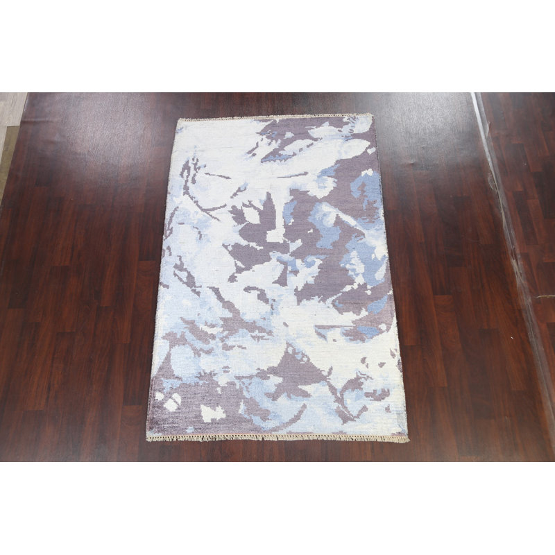 Contemporary Abstract Oriental Area Rug 5x8