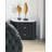 2- Drawers Storage Faux Marble Top Nightstand-98944483