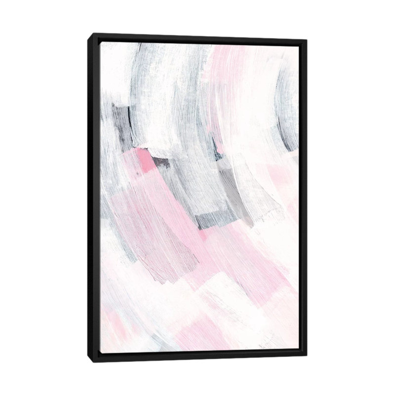 «Neutral Breeze I», reproduction sur toile, H 26 po x l 18 po x P 1,5 po, Toile avec cadre noir