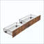 Base de lit plateforme en métal avec tête de lit et pied de lit en bois avec port USB, station de charge, 2 tiroirs, aucun sommier requis, assemblage facile