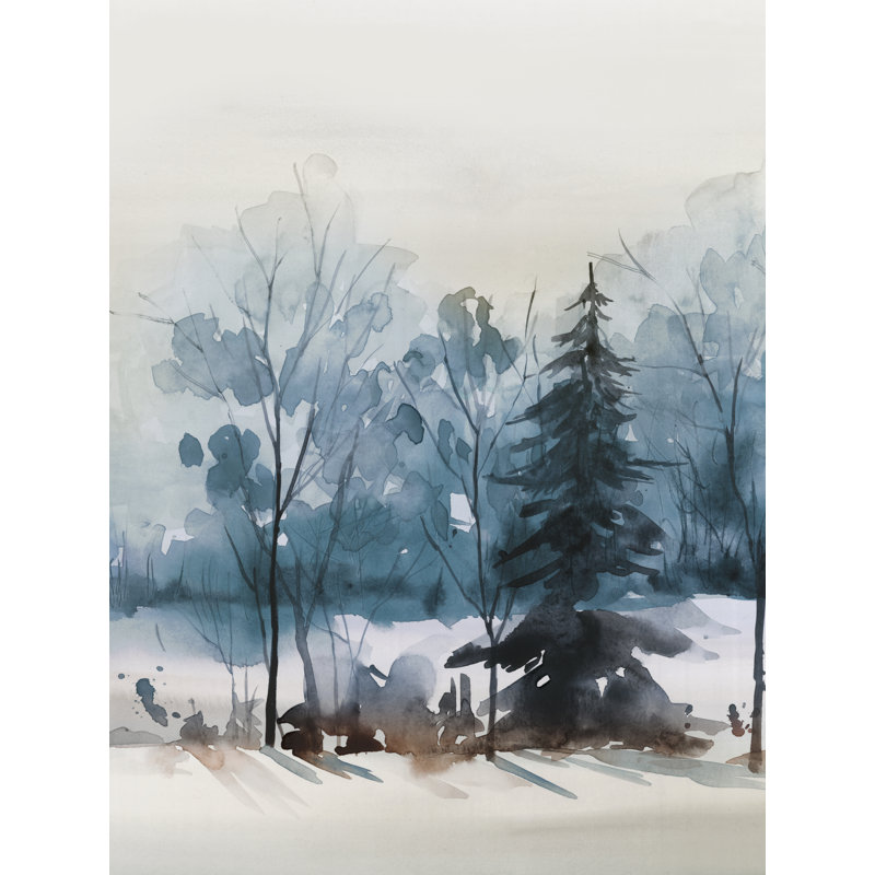 «Dusty Blue III» sur toile par Isabelle Z, reproduction, H 40 po x l 30 po