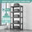 5 Tier Metal Garage Storage Shelves - Industrial Utility Rack with Adjustable Shelves-133564265