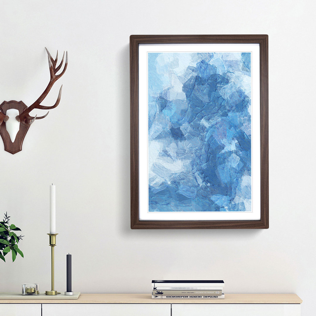 Burst Bubble in Abstract - Picture Frame Painting Print