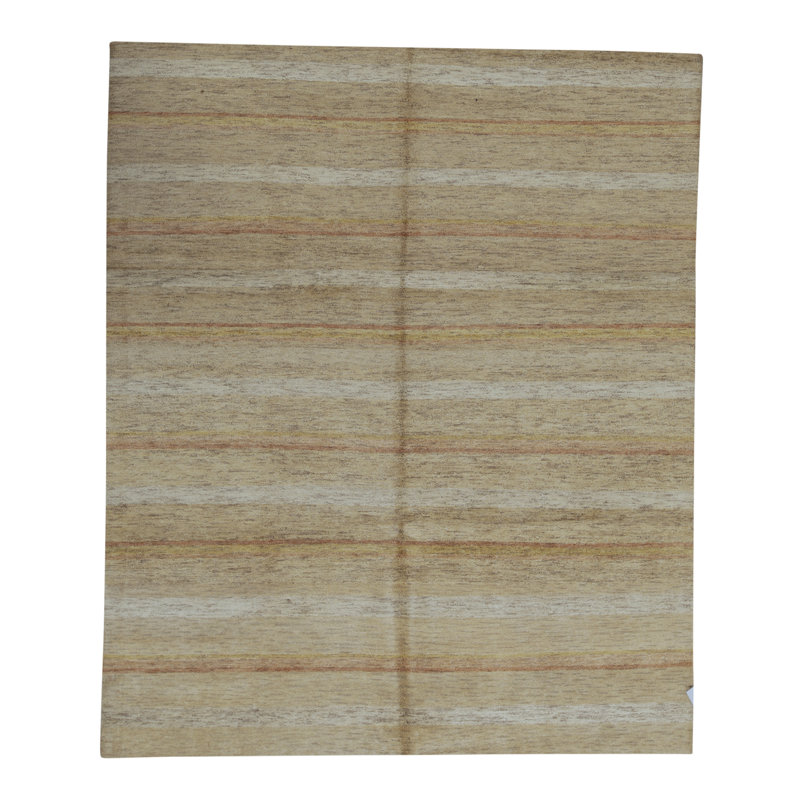 Gabbeh Wool Striped Area Rug