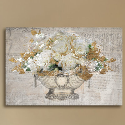 « Monaco Rose Ball », impression sur toile tendue