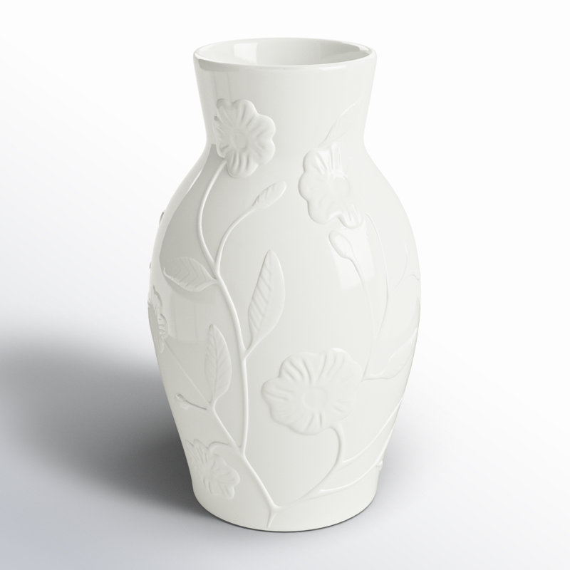 Isaac 16.5'' Handmade Ceramic Table Vase