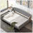 Modern Luxury Tufted Button Daybed, Full, Gray