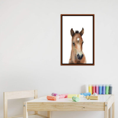 «Bay Arabian Foal» par Watercolor Luv - reproduction d'art