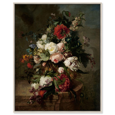 Still Life with Flowers 1789 Canvas by Art Remedy
