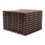Ensemble de tuiles de terrasse à emboîtement 11,8 "x 11,8" pour balcon, patio, porche, intérieur, extérieur (ensemble de 10)