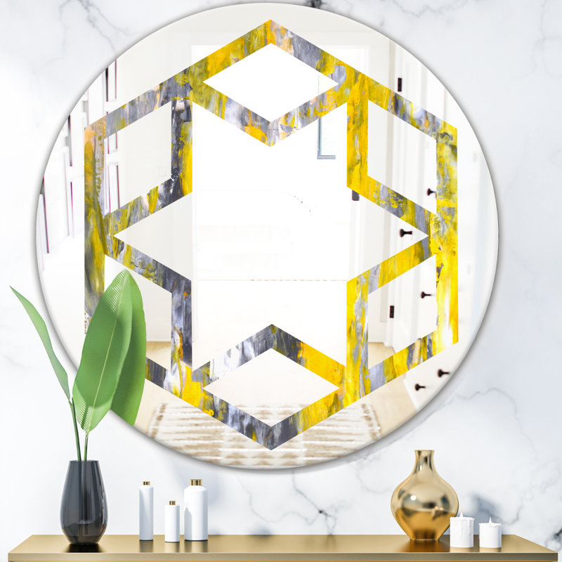 Miroir mural Hexagon Star, H 24 po x l 24 po