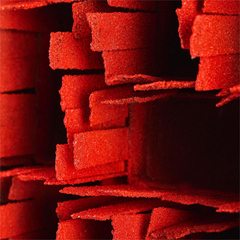 Tony Fey's Weathered Geometry, Red, Red