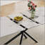 Table de salle à manger rectangulaire 59 po avec rallonge rétractable 59 po-1948497882