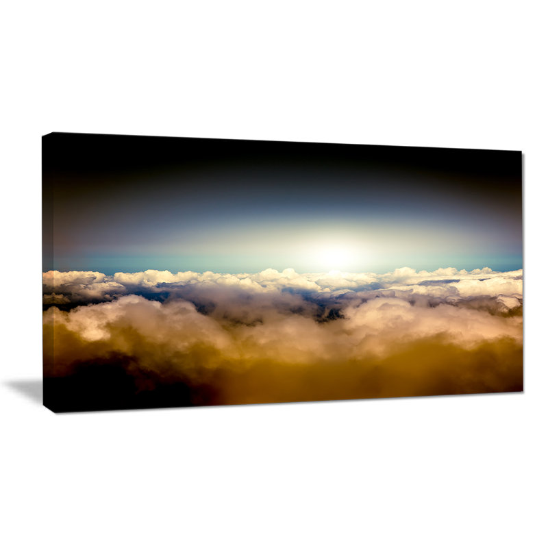 Art mural sur toile, reproduction décorative moderne - composition abstraite contemporaine, H 16 po x l 32 po x P 1 po