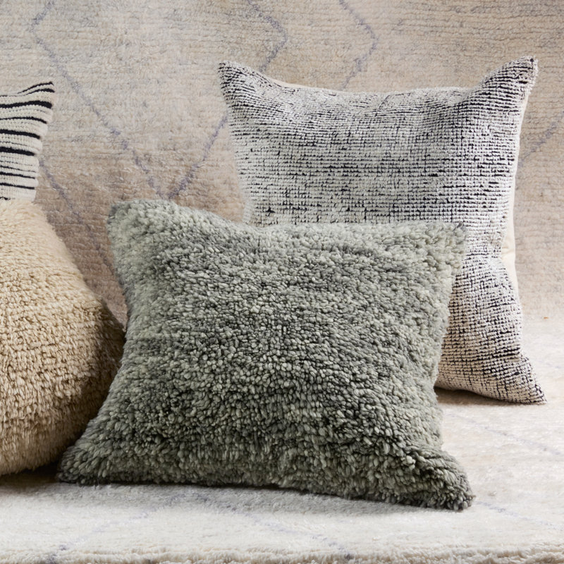 Coussin Bacci, Crème, Carré 24 po, Polyester