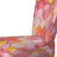 Chaise rembourrée à motif géométrique abstrait-385262655