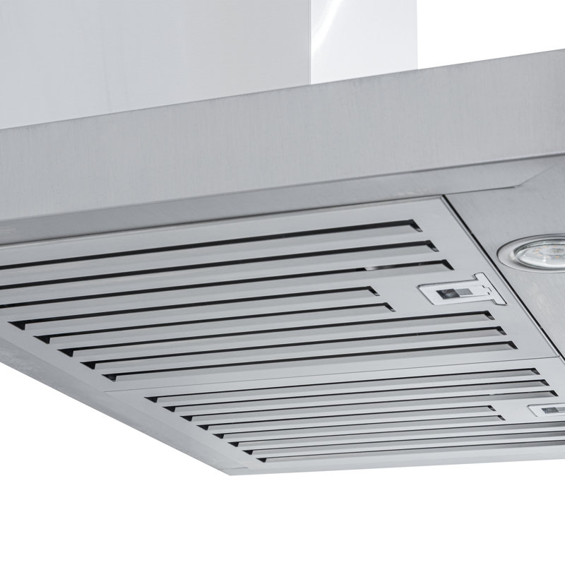 Hotte murale PROLINE 60 pouces, conduit, 1100 CFM, acier inoxydable, lumières DEL, moteur de soufflage ULTRA-SILENCIEUX, 6 vitesses, garantie de 3 ans, filtres allant au lave-vaisselle