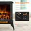 15'' W Black Electric Stove with 4777 BTU