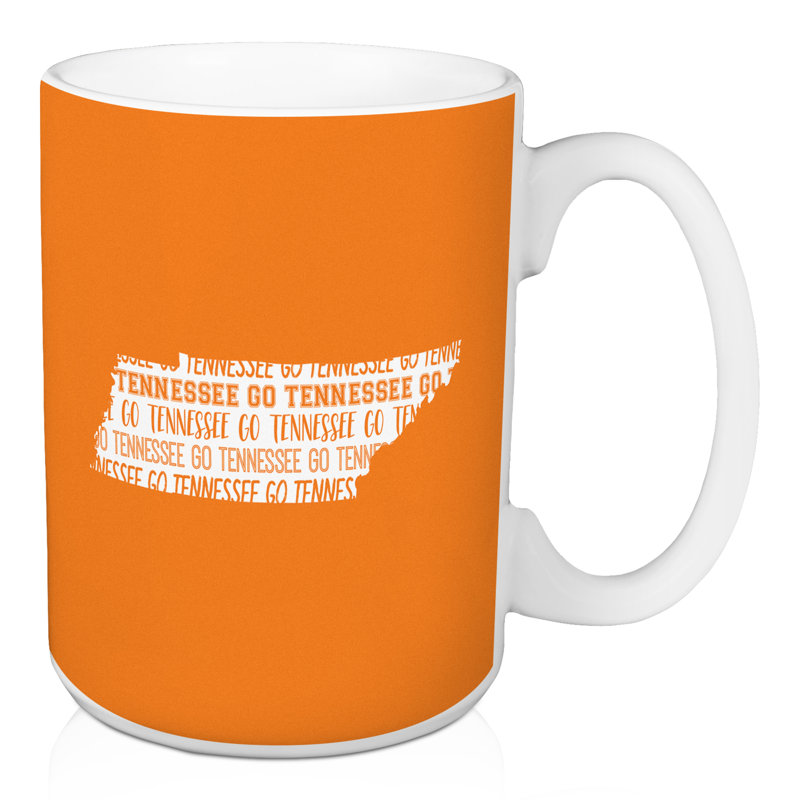 Grande tasse à café go tennessee Fredette, Orange