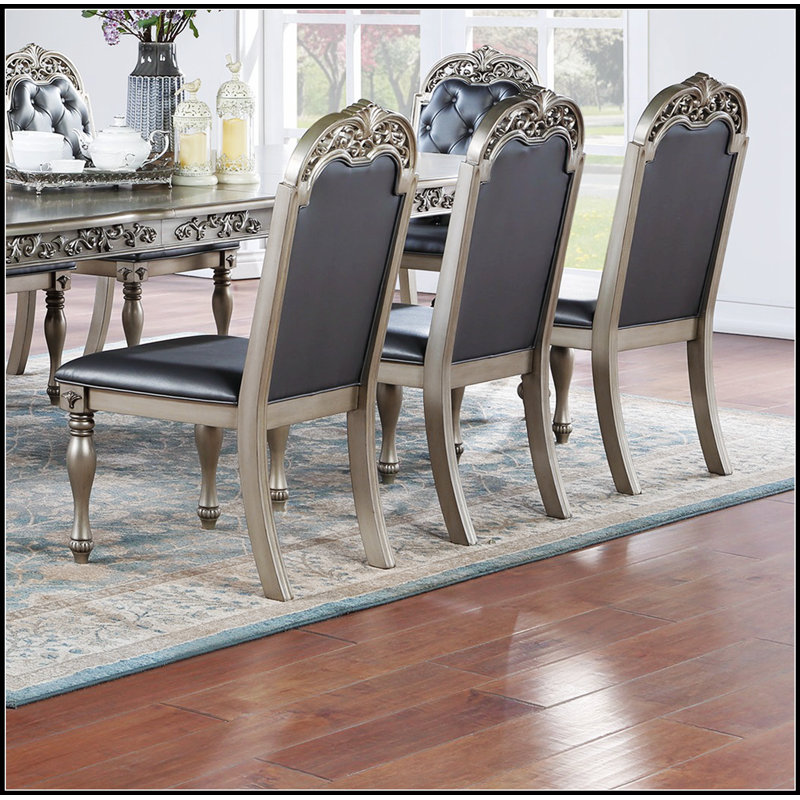 Chaise d'appoint rembourrée, sièges de salle à manger confortables et élégants avec rembourrage doux et design élégant