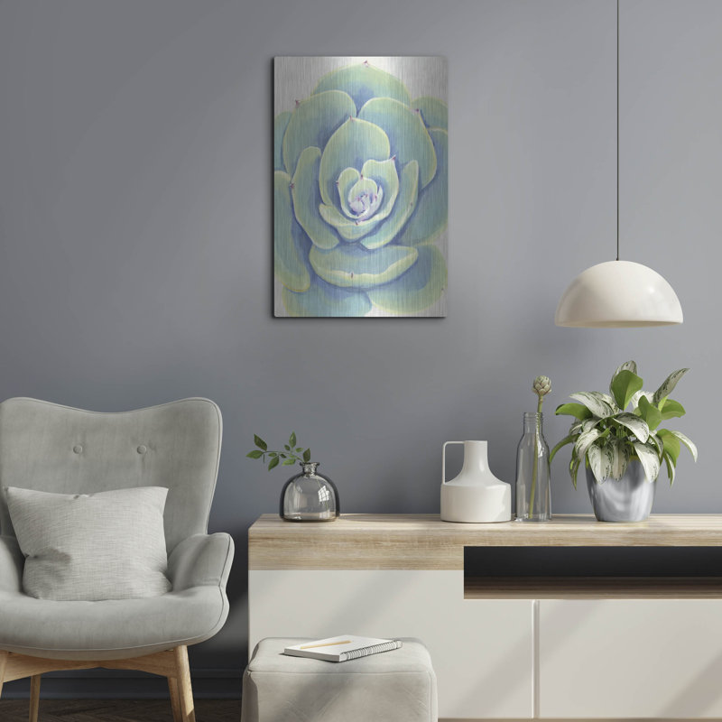 Luxe métal Art «Pastel Succulent IV» par Tim O'Tool «Luxe métal Art Pastel Succulent IV» par Tim O'Toole
