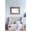 Miroir d'appoint, miroir d'appoint mural rectangulaire avec cadre en bois vieilli