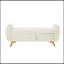Banc rembourré en velours côtelé avec rangement rabattable-574134387