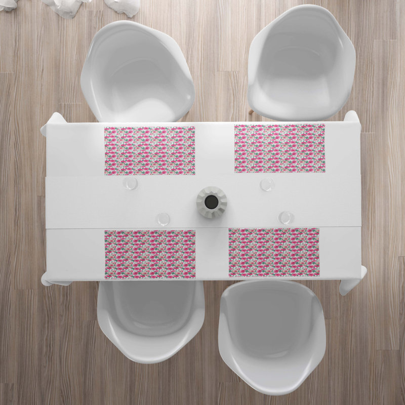 Récapitulatif de 18,5 po, Rose / Vert / Blanc