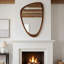Miroir décoratif 24 "x 36" en bois massif irrégulier, pour chambre à coucher, salle de bain, salon, entrée-596967856-596967869