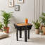 Table d'appoint en bois avec corde-133396680