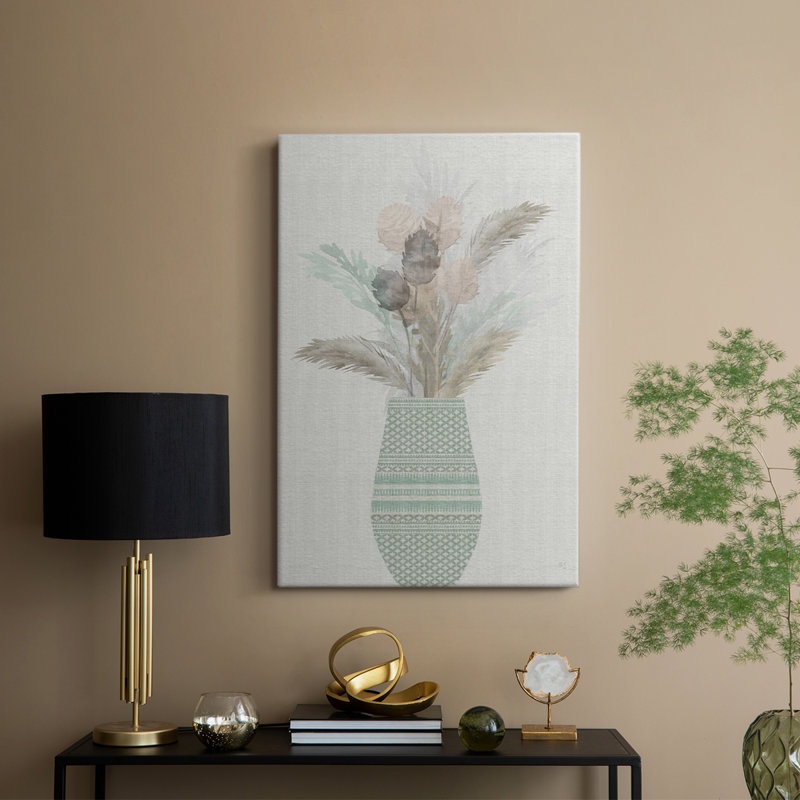 Cattail Arrangement II -Gallery Wrapped Cavas, 48" H x 32" W