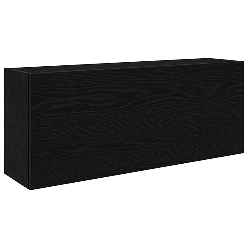 Silviya Wall Bathroom Cabinet, Black