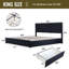 Lit avec rangement à oreilles Brezzy-1495053598-1495053596