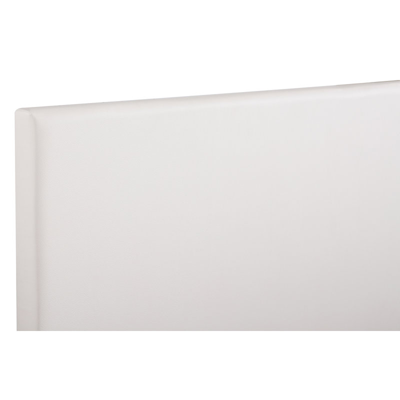Upholstered Headboard, Twin, White