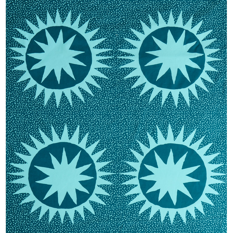 Rideau de douche Soleil Modern, Turquoise